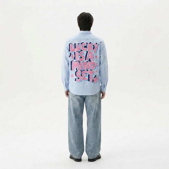 Mind Set Be Autyst Ice Blue Shirt