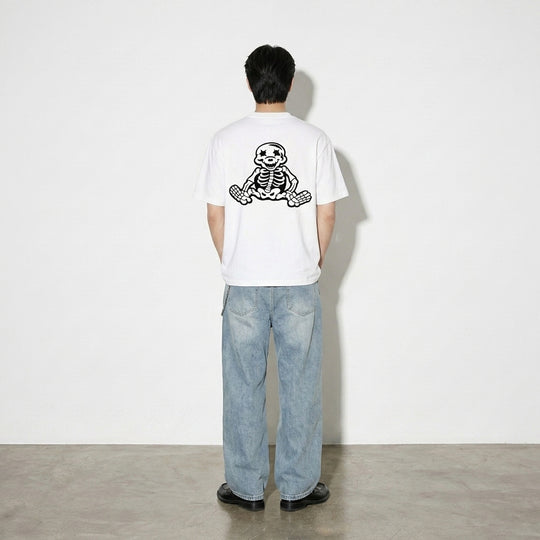 Skull Be Autyst White T-Shirt