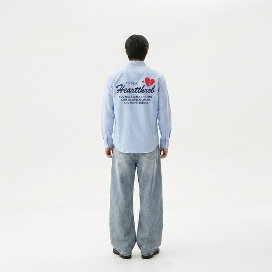 Heartthrob Be Autyst Ice Blue Shirt