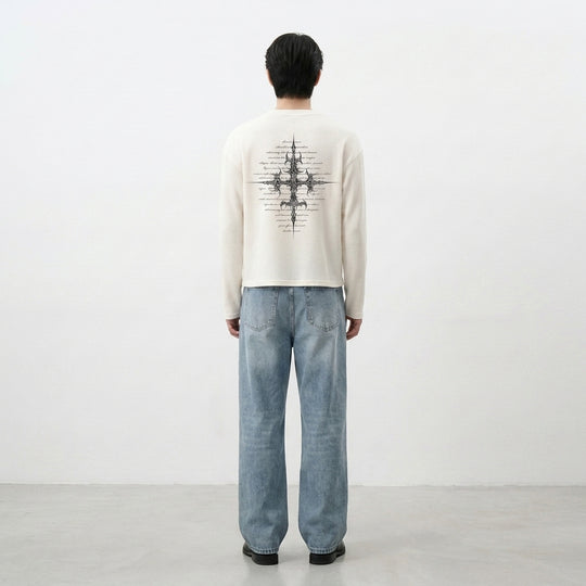 Crosswire Off White Waffle T-shirt