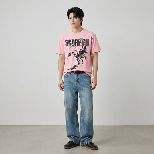 Scorpion Be Autyst Pink T-Shirt