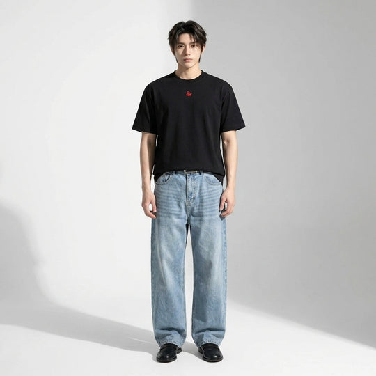 Minimal Fucks Be Autyst Black T-Shirt