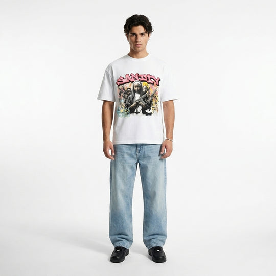 Sanity Be Autyst White T-Shirt