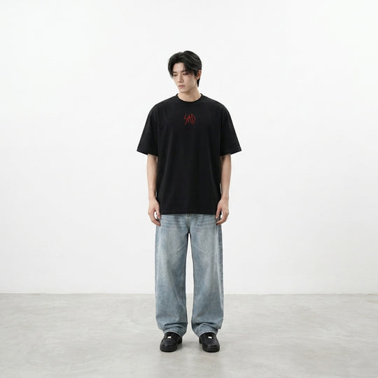 Sad Be Autyst Black T-Shirt