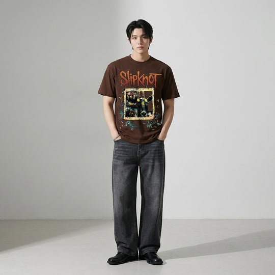 Slipknot 2.0 Be Autyst Brown T-shirt
