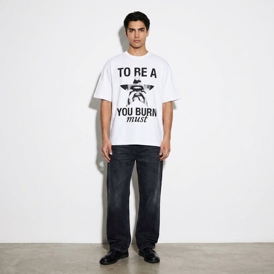 Star Be Autyst White T-Shirt
