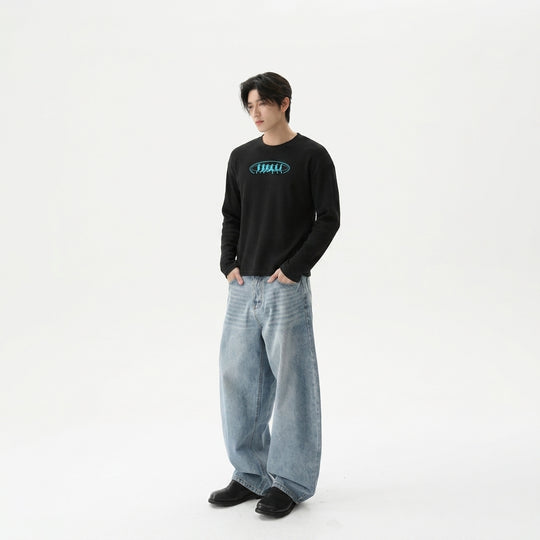 Long Run Black Waffle T-shirt