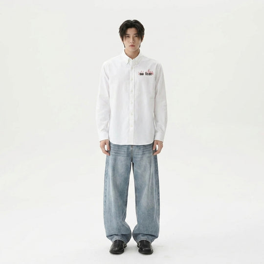 No Fear Be Autyst White Shirt