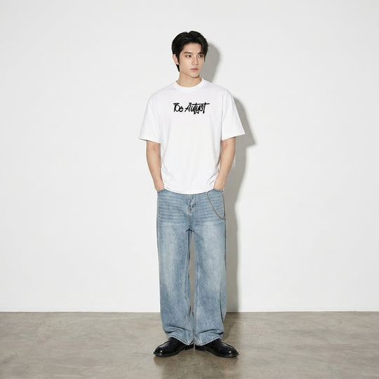 Skull Be Autyst White T-Shirt