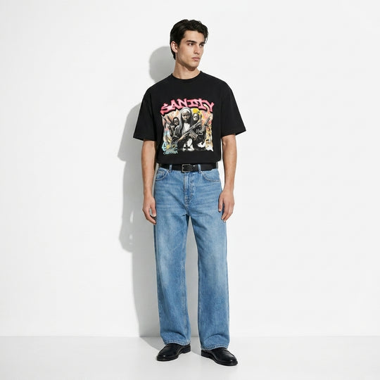 Sanity Be Autyst Black T-Shirt