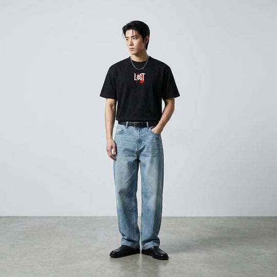 Lost Be Autyst Black T-Shirt