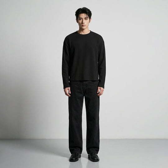 Inferno Cross Black Waffle T-shirt