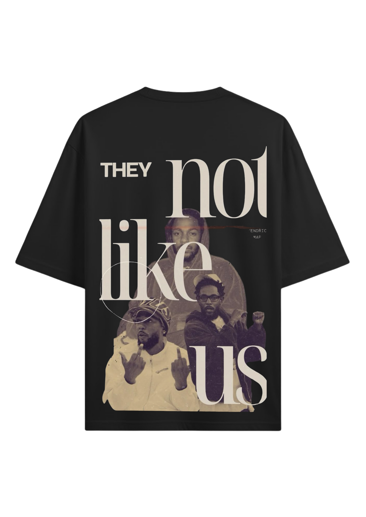 They Not Like Us Kendrick Tshirt - Black