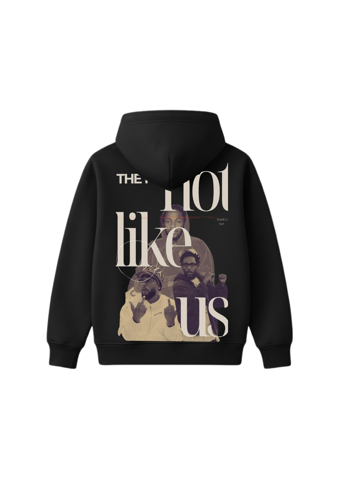Kendrick They Not Like Us Hoodie - Black
